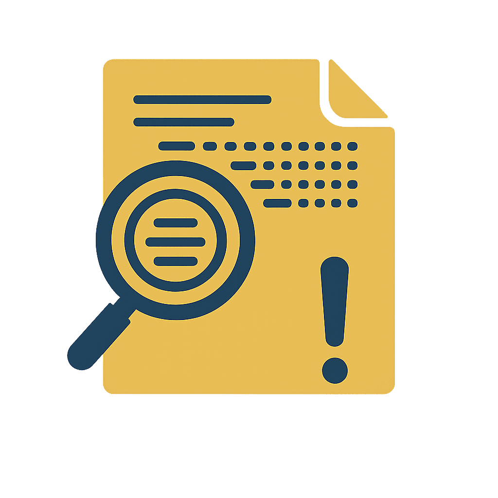 Magnifying glass over invoice highlighting hidden charges a consumer protection lawyer can challenge in court